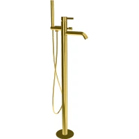 Смеситель напольный для ванны Remer Metrica MC08DO золотой