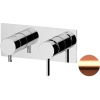 Смеситель для ванны Remer Metrica MC93ZRP встраиваемый, медь матовая