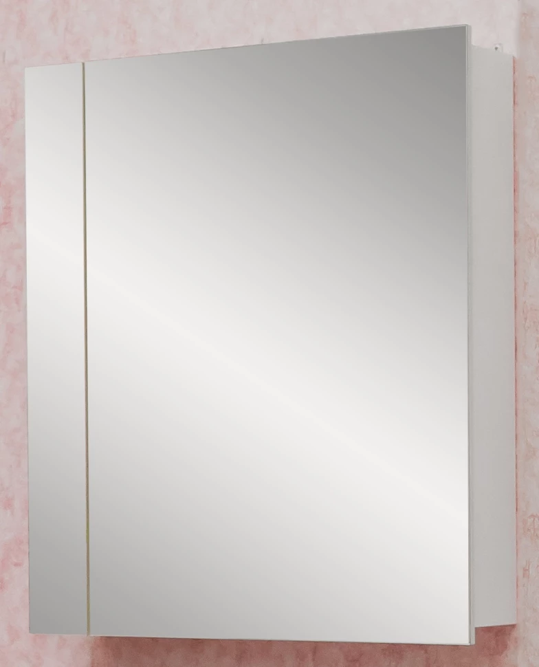 Зеркальный шкаф 68х78 см белый R Sanflor Анкона C0000002057 - фото 1