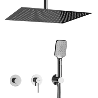 Душевой комплект WasserKRAFT Muritz A9851.98DVR2.068.119.444.010.126 400 мм, со смесителем, хром
