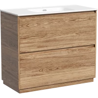 Тумба под раковину Sancos Libra Floor LB100FECH 99 см, напольная, дуб чарльстон