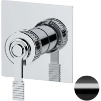 Смеситель для душа Remer Atelier AL30QCFP встраиваемый, черный хром матовый