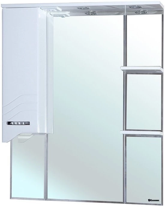 Зеркальный шкаф 72,5x100,1 см белый глянец L Bellezza Дрея 4611312002017