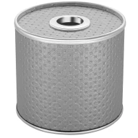 Салфетница серебро хром Geralis Punto S-PHH