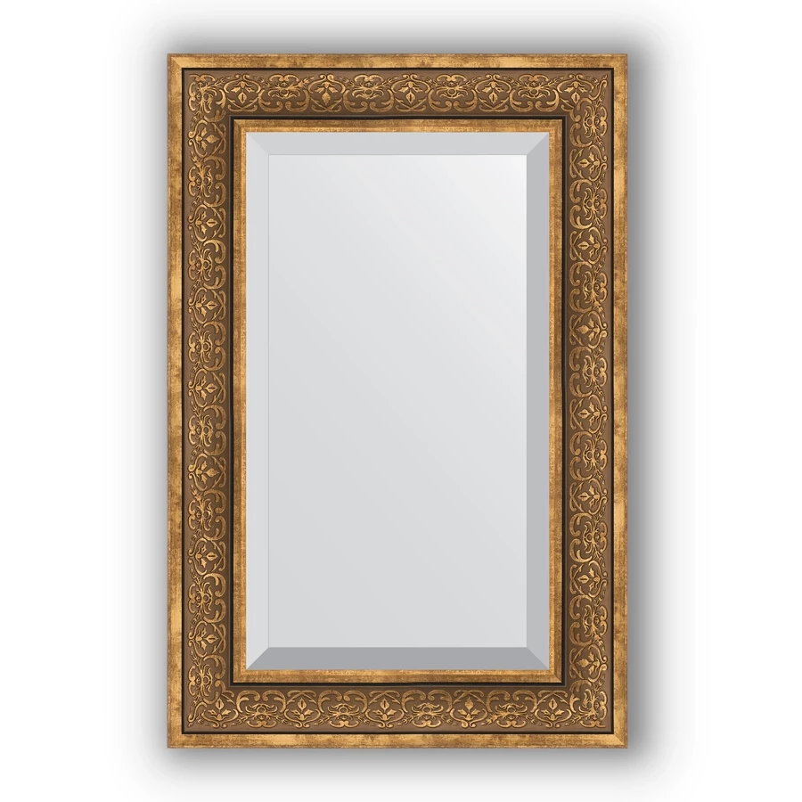Зеркало 59x89 см вензель бронзовый Evoform Exclusive BY 3422 зеркало напольное 112x202 см бронзовый акведук evoform exclusive g floor by 6362