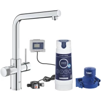 Смеситель для кухни Grohe Blue Pure Minta 30589000 с фильтром, хром