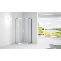 Душевой уголок Cezares Eco 80x80 см прозрачное стекло ECO-O-A-2-80-C-Cr