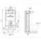 Монтажный элемент для подвесного унитаза OLI 74 Plus S90 601803 - 2