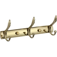 Планка с крючками Savol S-00113B для ванны, золотой
