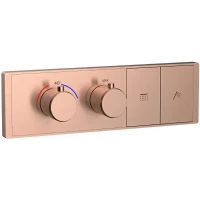 Термостат для ванны Wonzon & Woghand WW-INF162A-BRG встраиваемый, розовое золото матовый