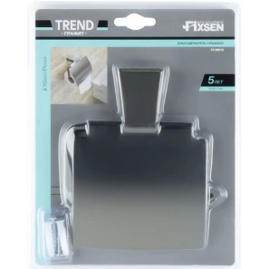 Изображение товара держатель туалетной бумаги fixsen trend graphite fx-98010