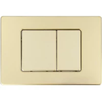 Кнопка смыва Oliveeka 011-GD для инсталляции, золотой матовый