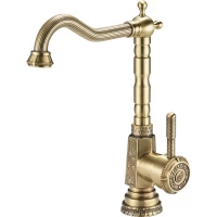 Смеситель для кухни Zorg Antic A 306K-BR бронза