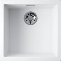 Кухонная мойка Omoikiri Artceramic Yamakawa 45-U/I-WH 4993784 45,6x45,6 см, белый