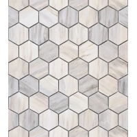Мозаика Pietrine Hexagonal Nuvola Rosato POL hex 23x40x8