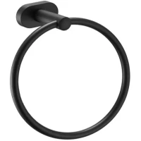 Полотенцедержатель кольцо Belz B90104 черный матовый