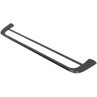 Полотенцедержатель Cezares Liner LINER-THD-60-GM 60 см, двойной, оружейная сталь матовый