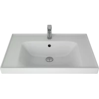 Раковина Brevita Грэйс 641600 70x46,5 см, накладная, подвесная, белый