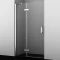 Душевая дверь распашная 120 см прозрачное стекло WasserKRAFT ALLER 10H05L - 1