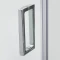Душевая дверь распашная 120 см прозрачное стекло WasserKRAFT ALLER 10H05L - 6