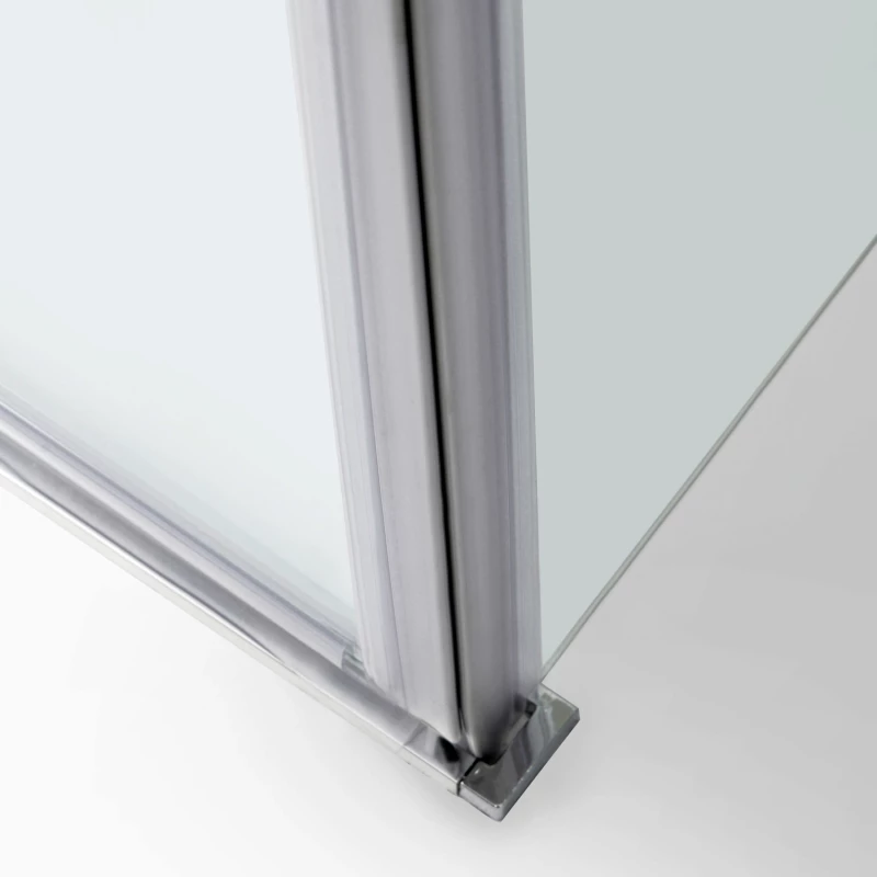 Душевая дверь распашная 120 см прозрачное стекло WasserKRAFT ALLER 10H05L