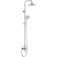 Душевая система Voda Rock VST3300-2 220 мм, со смесителем, хром