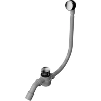 Слив-перелив для ванны Whitecross Ultima D1101NIB автомат, никель матовый