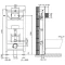 Комплект подвесной унитаз Orange C01-100W + система инсталляции Jacob Delafon E5504-NF + E4326-CP - 13