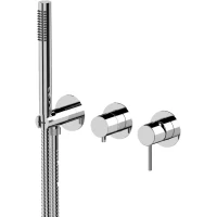 Смеситель для ванны Mariani Next B00873NSPP3WB встраиваемый, с душевым гарнитуром, хром