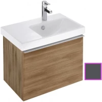 Тумба серый антрацит глянец 62 см Jacob Delafon Odeon Up EB886-442