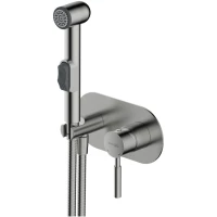 Гигиенический душ WasserKRAFT Wern 4238 со смесителем, никель