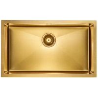 Кухонная мойка Paulmark Gerberg золотой матовый PM257444-BG 