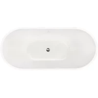 Акриловая ванна Royal Bath Wave RB610102GR 180x80 см, отдельностоящая, белый