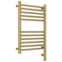 Полотенцесушитель электрический 600x400 золотой матовый МЭМ правый, перемычка прямая Сунержа Богема 3.0 032-5805-6040