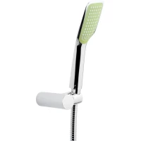 Душевой гарнитур Emmevi 138/CR 1 режим, хром/салатовый