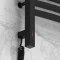 Полотенцесушитель электрический 800x400 черный матовый МЭМ левый Сунержа Аркус 3.0 31-5704-8040 - 3