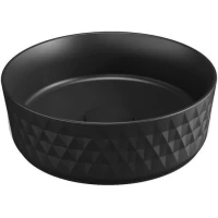 Раковина-чаша Allen Brau Fantasy Romb 4.11033.31 см, накладная, черный матовый