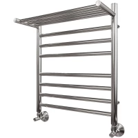 Полотенцесушитель водяной Point Аврора Премиум с полкой П7 PN10156SP 600x532, хром