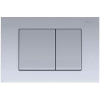 Кнопка смыва Aquatek KDI-0000011 для инсталляции, матовый хром