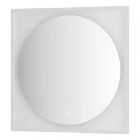 Зеркало 80x80 см белый матовый Defesto Eclipse DF 2228S