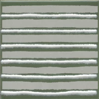 Декор Бахия 4 зелёный глянцевый 9,8x9,8