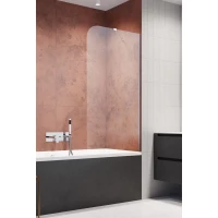Шторка на ванну Radaway Torrenta PNJ 80R 1201101-101R профиль хром, стекло прозрачное