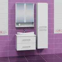 Комплект мебели белый глянец 70 см Санта Вегас 226037 + Vega70 + 700179