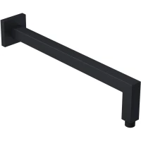 Кронштейн для верхнего душа IDDIS Optima Home OPH41BSi61 370 мм, настенный, черный матовый