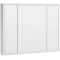 Зеркальный шкаф 100x81 см белый глянец Акватон Нортон 1A249302NT010 - 1