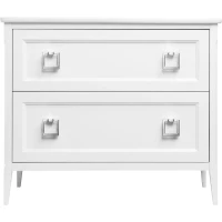 Тумба с раковиной белый матовый 107,5 см ASB-Woodline Рома