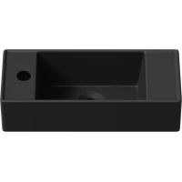 Раковина Lavinia Boho Bathroom Sink 33311046 43x18 см L, рукомойник, черный матовый