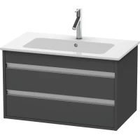 Тумба графит матовый 80 см Duravit Ketho KT642904949 