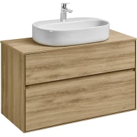 Тумба с раковиной дуб эльвезия 99 см Акватон Либерти 1A2796K5LYC70