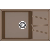 Кухонная мойка GranFest Vertex 780L 78x50 см, терракот